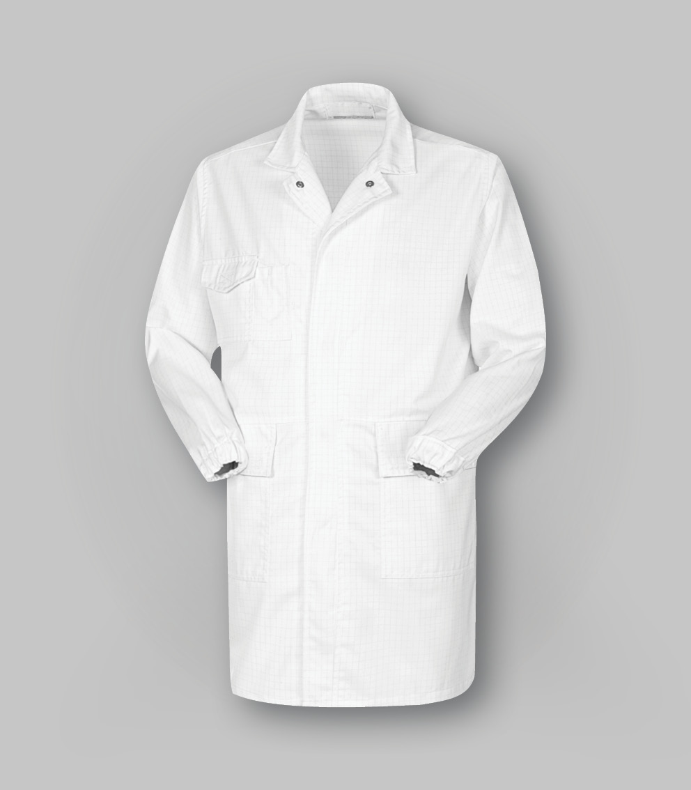 Antistatic acid-resistant lab coat-abbigliamentocertificato.com