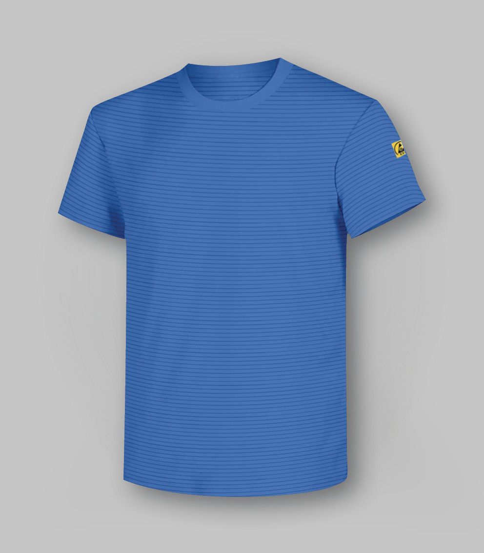 Antistatic short sleeve T-shirt-abbigliamentocertificato.com