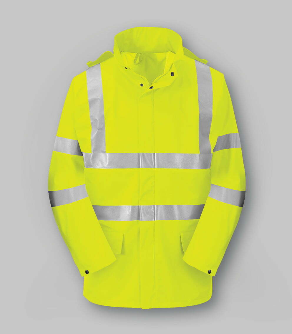 Hi-Vis Waterproof FR Jacket-abbigliamentocertificato.com